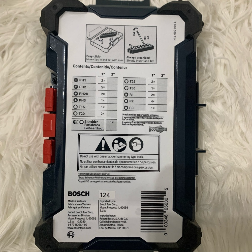 Bosch drill bits